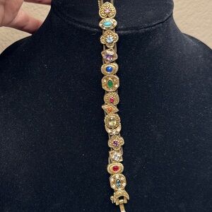 Victorian charm bracelet